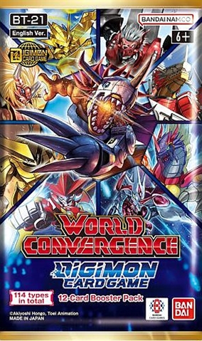 World Convergence BT21 - Booster Pack - Digimon Card Game (ENG)